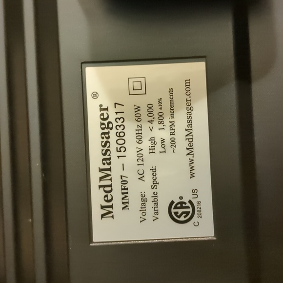 Med Massager Original 11-Speed Therapeutic Foot Massager MMF07 Tested & Works - Picture 2 of 3